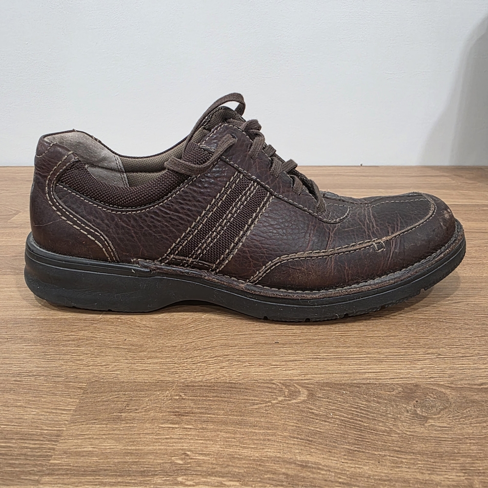 Clarks Men's Bradley Walk Oxford shoes in brown leather - Men's size 10.5US